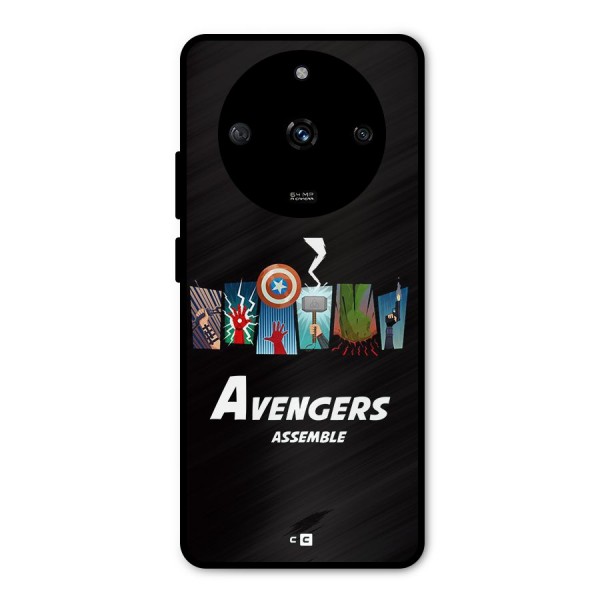 Avengers Assemble Metal Back Case for Realme Narzo 60 5G