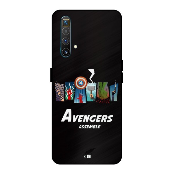 Avengers Assemble Metal Back Case for Realme X3 SuperZoom