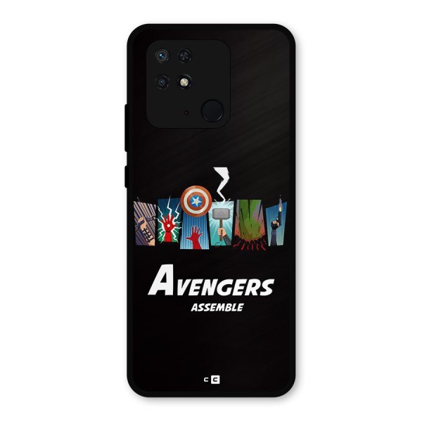 Avengers Assemble Metal Back Case for Redmi 10