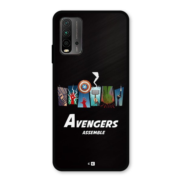 Avengers Assemble Metal Back Case for Redmi 9 Power