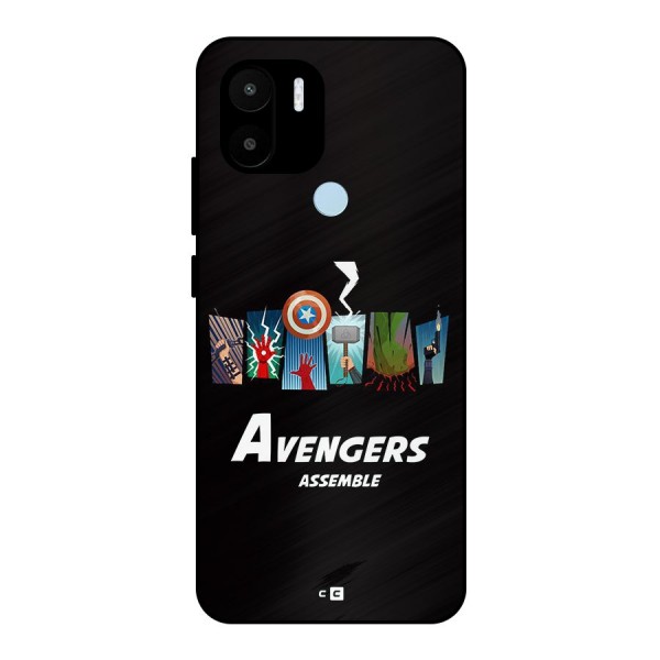 Avengers Assemble Metal Back Case for Redmi A1 Plus