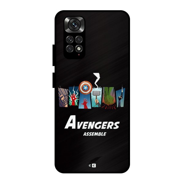 Avengers Assemble Metal Back Case for Redmi Note 11 Pro