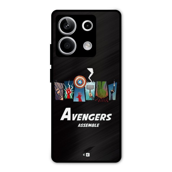 Avengers Assemble Metal Back Case for Redmi Note 13 5G