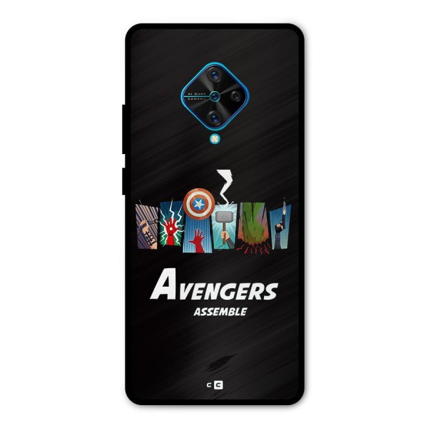 Avengers Assemble Metal Back Case for Vivo S1 Pro