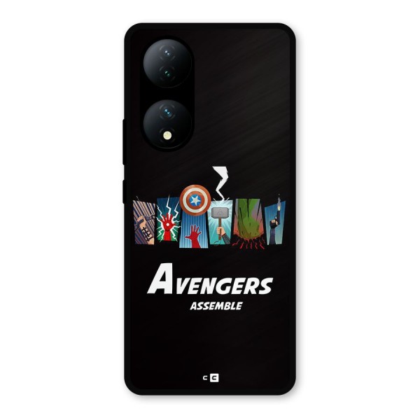 Avengers Assemble Metal Back Case for Vivo T2