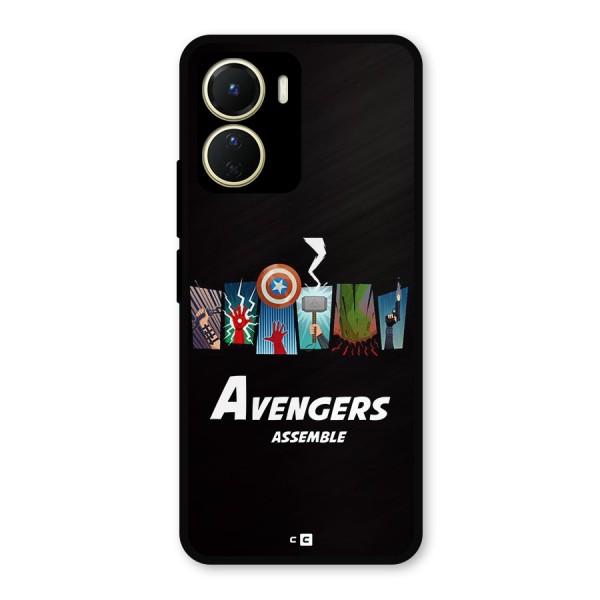 Avengers Assemble Metal Back Case for Vivo T2x