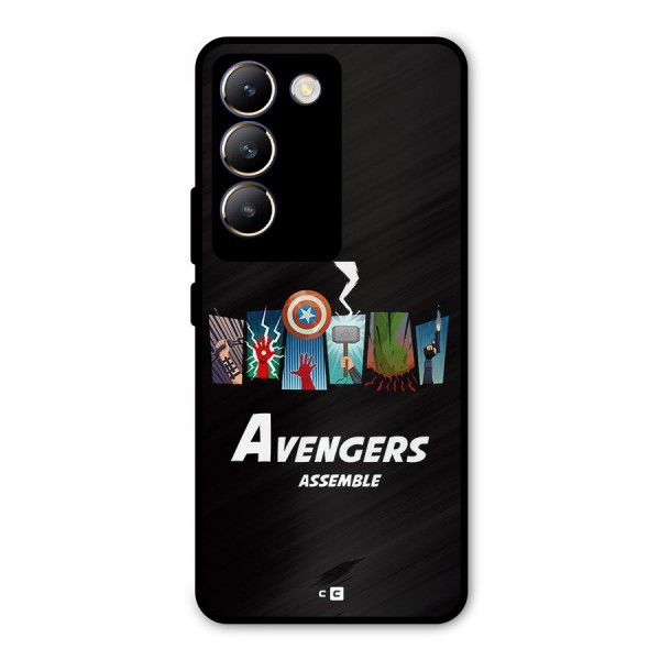 Avengers Assemble Metal Back Case for Vivo T3 5G