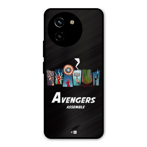 Avengers Assemble Metal Back Case for Vivo T3x