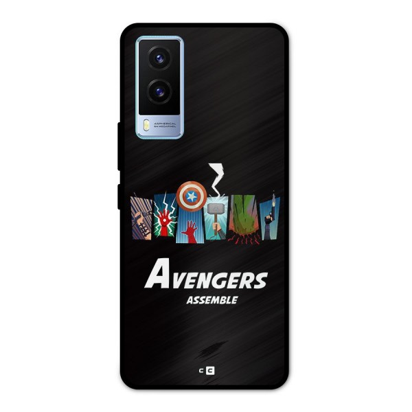 Avengers Assemble Metal Back Case for Vivo V21e 5G