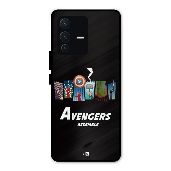 Avengers Assemble Metal Back Case for Vivo V23 Pro