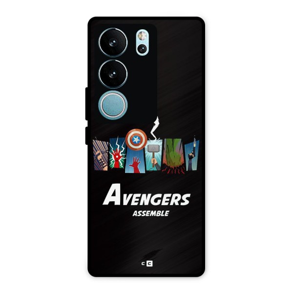 Avengers Assemble Metal Back Case for Vivo V29 Pro