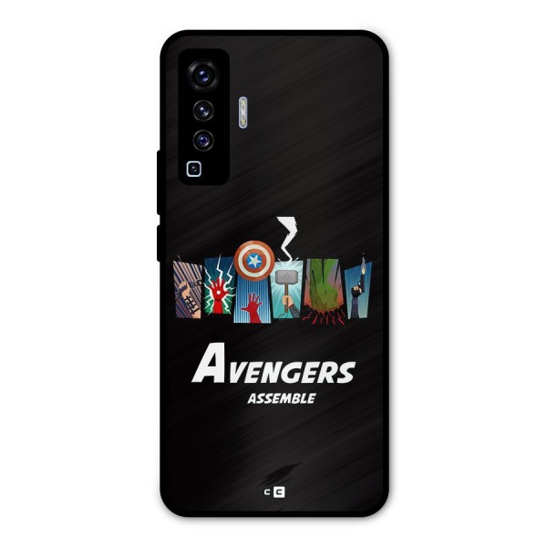 Avengers Assemble Metal Back Case for Vivo X50