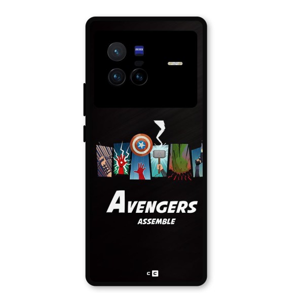 Avengers Assemble Metal Back Case for Vivo X80