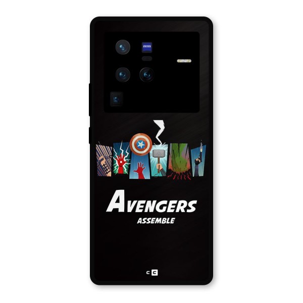 Avengers Assemble Metal Back Case for Vivo X80 Pro