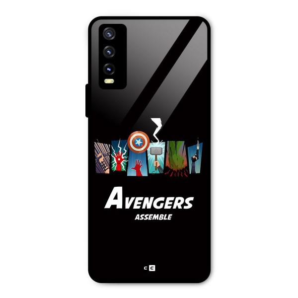 Avengers Assemble Metal Back Case for Vivo Y20 2021