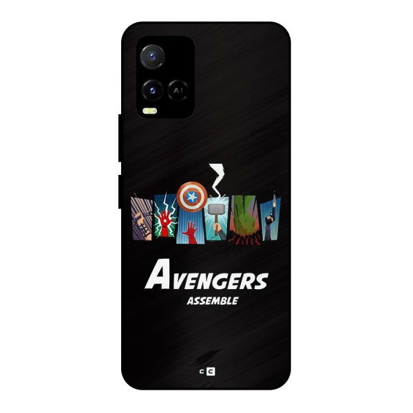 Avengers Assemble Metal Back Case for Vivo Y21