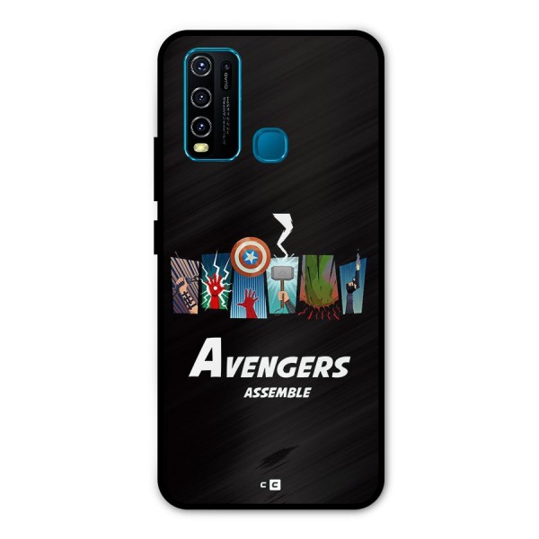 Avengers Assemble Metal Back Case for Vivo Y30