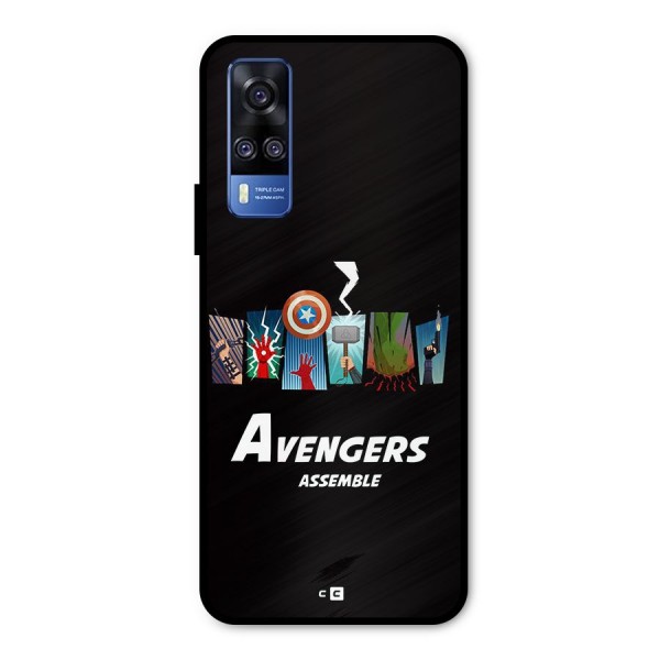 Avengers Assemble Metal Back Case for Vivo Y31