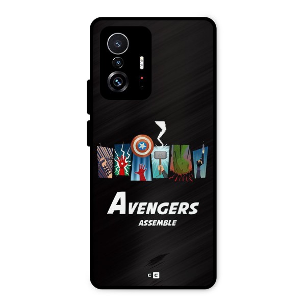 Avengers Assemble Metal Back Case for Xiaomi 11T Pro