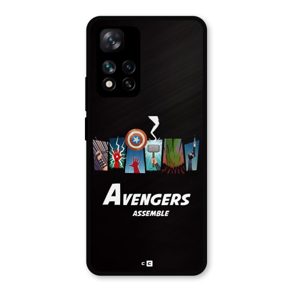 Avengers Assemble Metal Back Case for Xiaomi 11i Hypercharge 5G