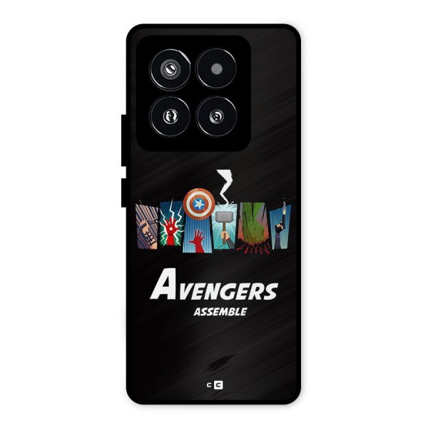 Avengers Assemble Metal Back Case for Xiaomi 14 Pro