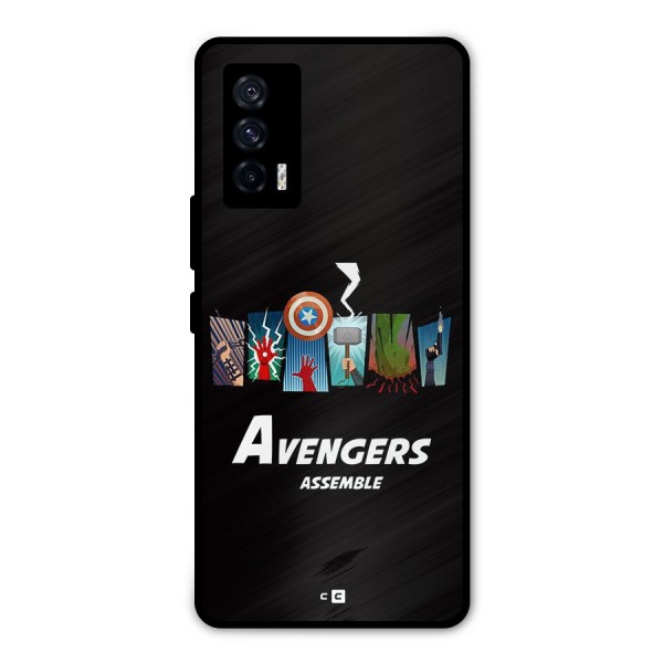 Avengers Assemble Metal Back Case for iQOO 7 5G