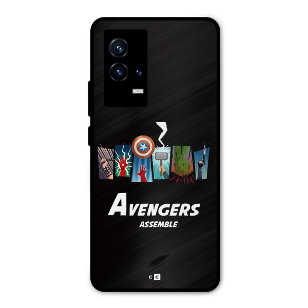 Avengers Assemble Metal Back Case for iQOO 9 5G