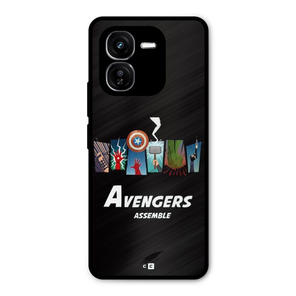 Avengers Assemble Metal Back Case for iQOO Z9x