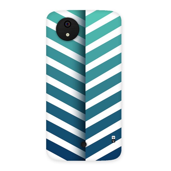 Awesome Angular Stripes Back Case for Canvas A1  AQ4501