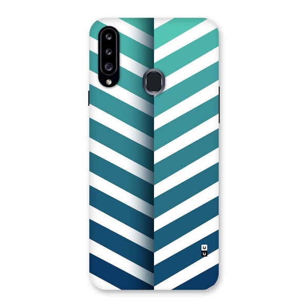 Awesome Angular Stripes Back Case for Galaxy A20s