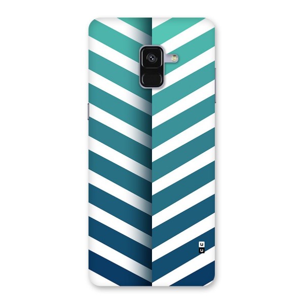 Awesome Angular Stripes Back Case for Galaxy A8 Plus