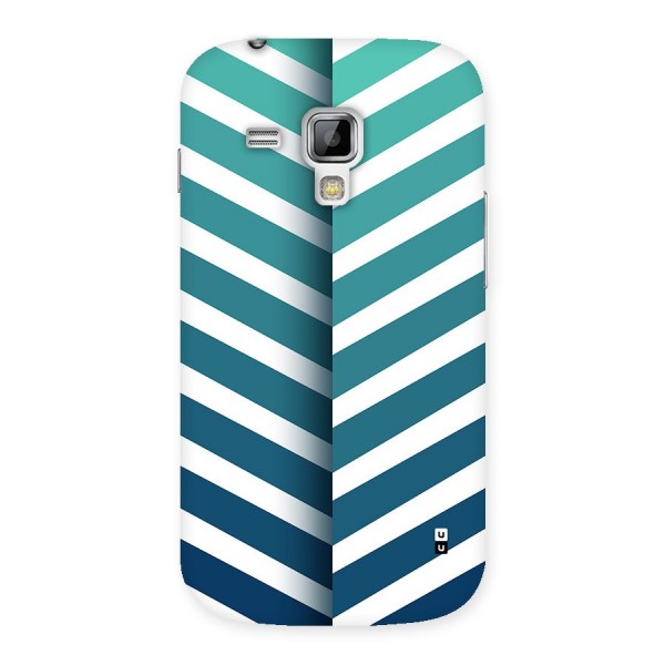 Awesome Angular Stripes Back Case for Galaxy S Duos