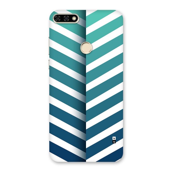 Awesome Angular Stripes Back Case for Honor 7A