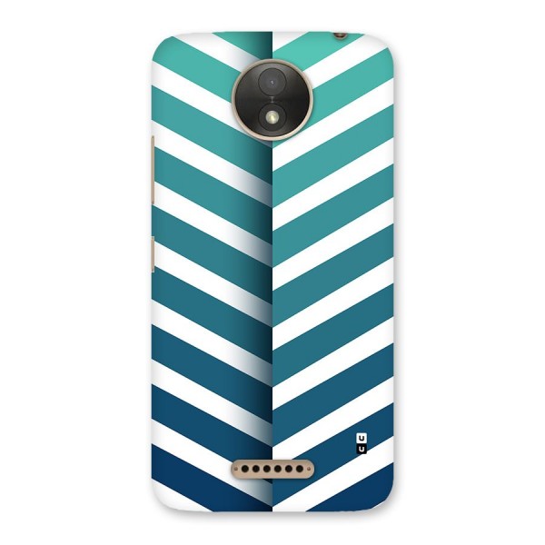 Awesome Angular Stripes Back Case for Moto C Plus