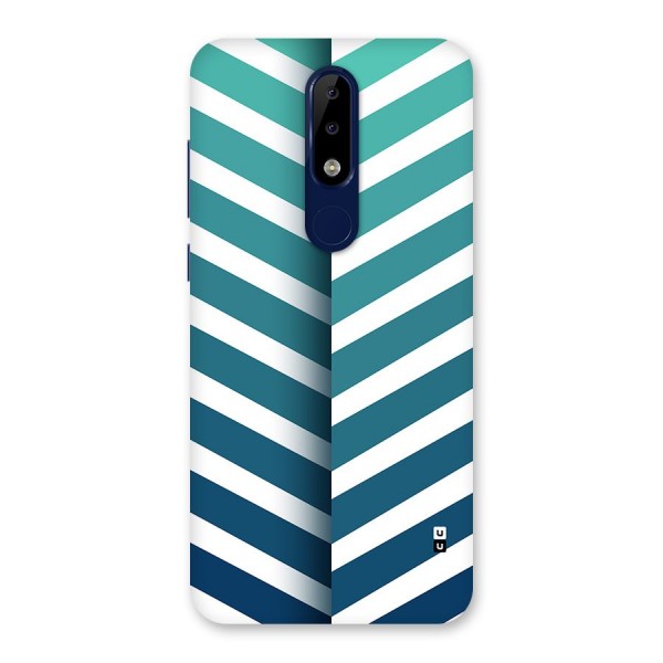 Awesome Angular Stripes Back Case for Nokia 5.1 Plus