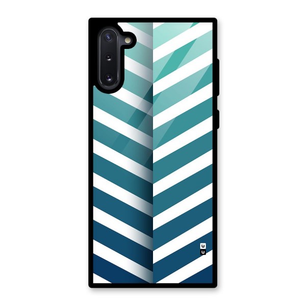 Awesome Angular Stripes Glass Back Case for Galaxy Note 10