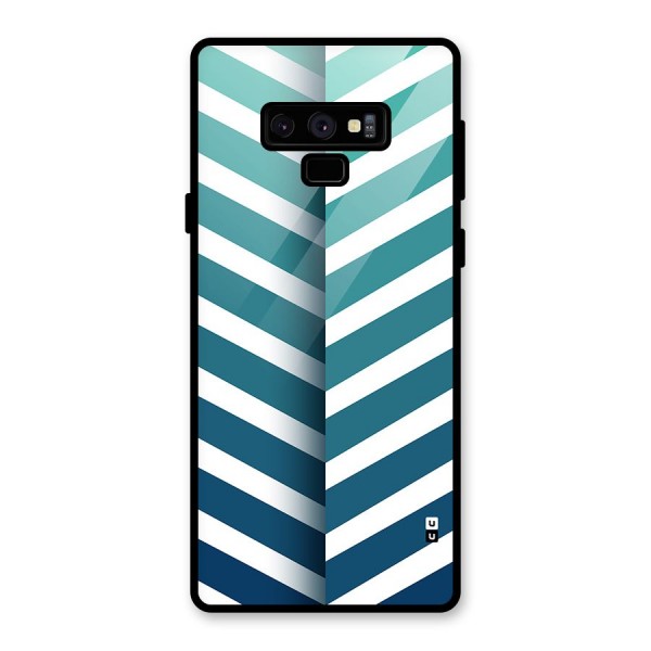 Awesome Angular Stripes Glass Back Case for Galaxy Note 9