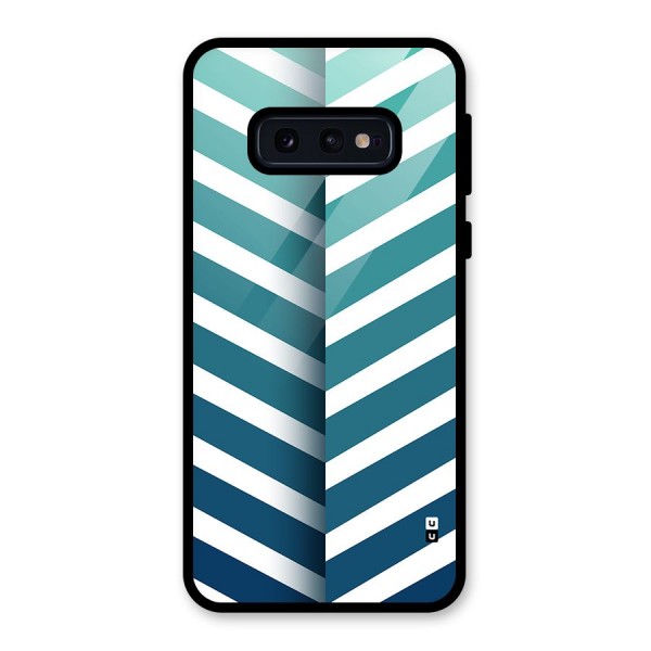 Awesome Angular Stripes Glass Back Case for Galaxy S10e