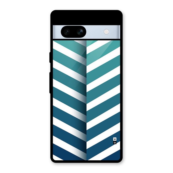 Awesome Angular Stripes Glass Back Case for Google Pixel 7a