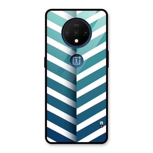 Awesome Angular Stripes Glass Back Case for OnePlus 7T