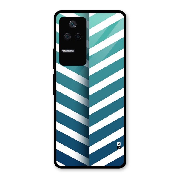 Awesome Angular Stripes Glass Back Case for Poco F4 5G