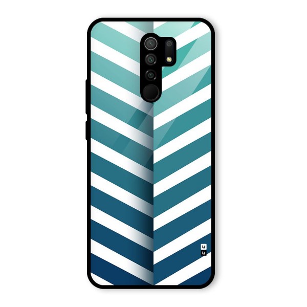 Awesome Angular Stripes Glass Back Case for Poco M2