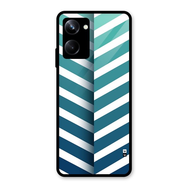 Awesome Angular Stripes Glass Back Case for Realme 10 Pro