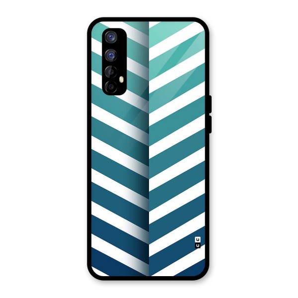 Awesome Angular Stripes Glass Back Case for Realme 7