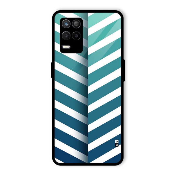 Awesome Angular Stripes Glass Back Case for Realme 8s 5G