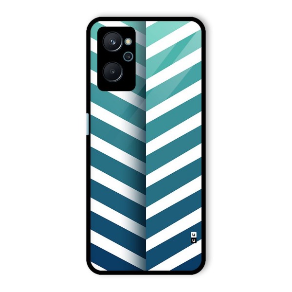 Awesome Angular Stripes Glass Back Case for Realme 9i