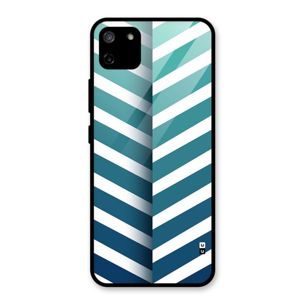 Awesome Angular Stripes Glass Back Case for Realme C11