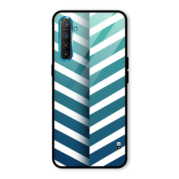 Awesome Angular Stripes Glass Back Case for Realme X2