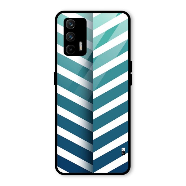 Awesome Angular Stripes Glass Back Case for Realme X7 Max