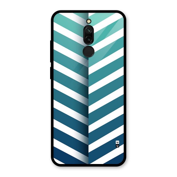 Awesome Angular Stripes Glass Back Case for Redmi 8